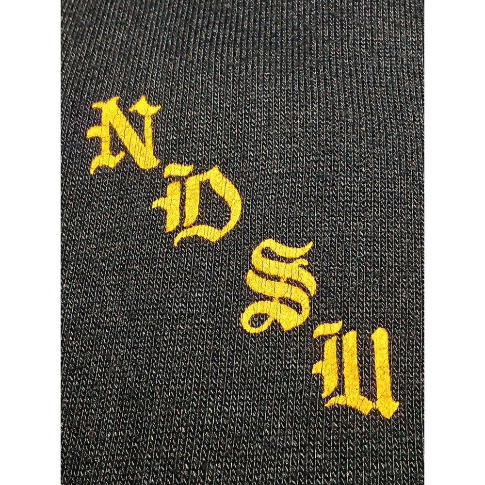 Vintage NDSU Navy Blue V Neck Sweater L North Dakota State University Thundar - Picture 5 of 9